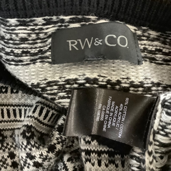 RW&Co COTTON blend Sweater fits m-ml 36-38 bust - Picture 3 of 7